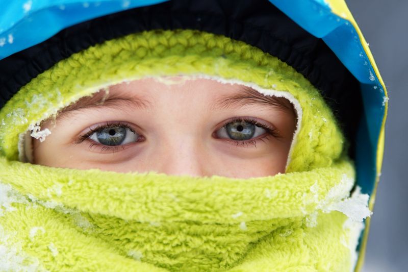 Como vestir as crianças no inverno