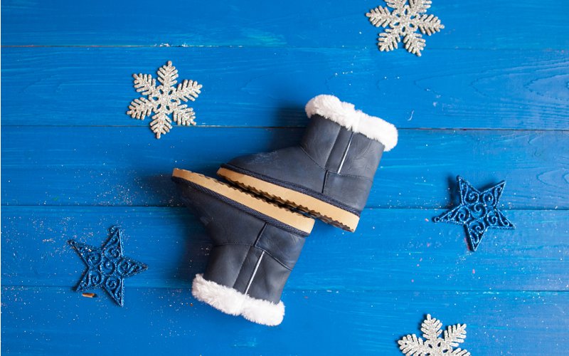 Sapatos de inverno para criança