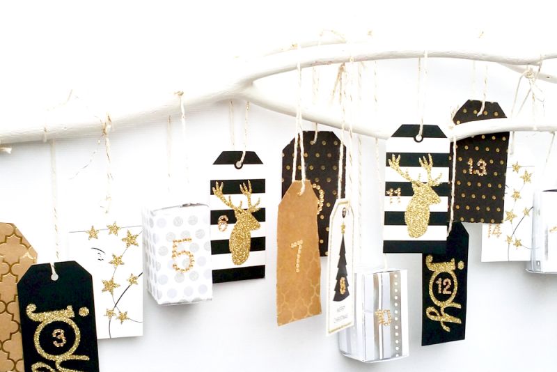 Calendário do Advento glamour para meninas