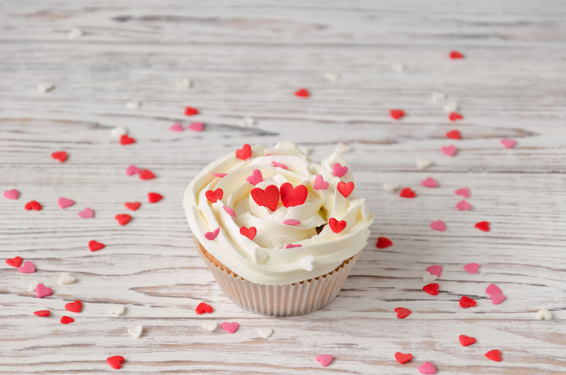 Receitas de cupcakes Valentín